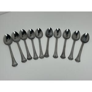 L'AMOUR By Reed & Barton Stainless Oval Tea Spoon 2 Piece Set